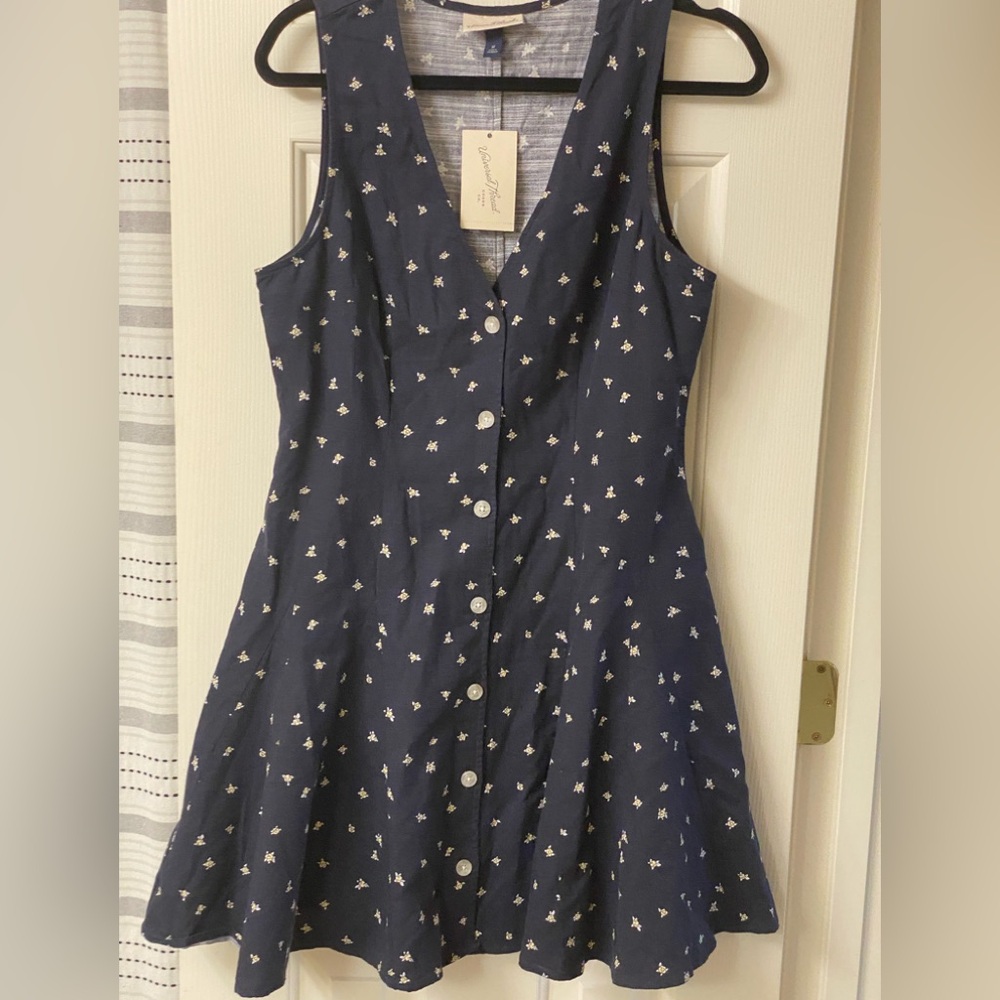 Universal Thread Sleeveless Button-Down Floral Dr… - image 3